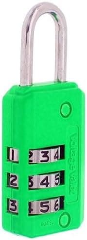 Voltage 3 Dial Combination Lock (Neon Green)