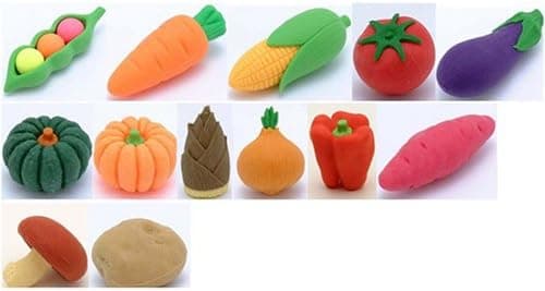 Japanese Iwako erasers - Vegetable Set (13 pieces)