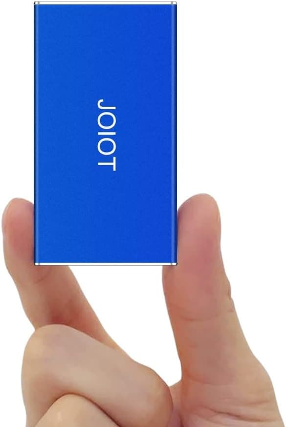 JOIOT Mini Portable SSD 240GB External Solid State Drive - Up to 540MB/s, USB 3.1 Gen 2 Ultra-Slim External SSD, Blue