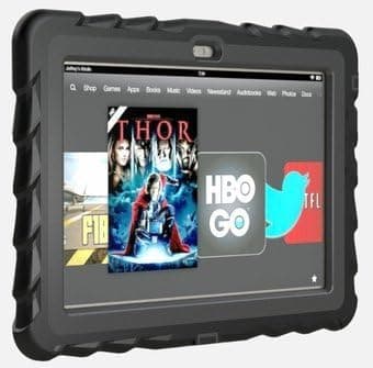 Gumdrop Drop Tech Series Case for Kindel HD 8.9 inch, Black (DT-KINFIREHD-BLK-BLK)