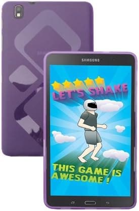 iShoppingdeals - for Samsung Galaxy Tab Pro 8.4" (SM-T320) TPU Rubber Shell Cover Case, Purple