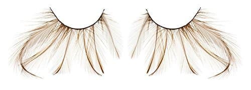 Zinkcolor Brown Feather False Eyelashes F149 Dance Halloween Costume