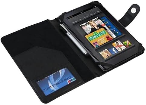 Kiwi Cases Amazon Kindle Fire Tablet Black Leather Executive SRX Series Case
