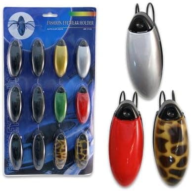 1 Piece Sunglass Visor Clip Sunglasses Eyeglass Car Holder (Color May Vary)