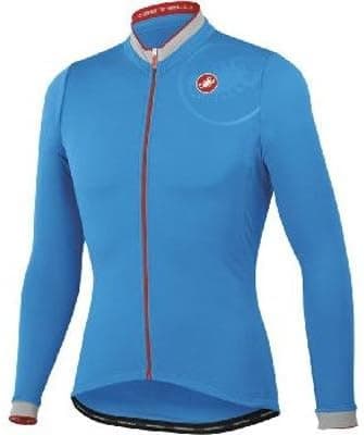 Castelli 2013/14 Men's GPM Long Sleeve Cycling Jersey - A11512 (cyan - L)