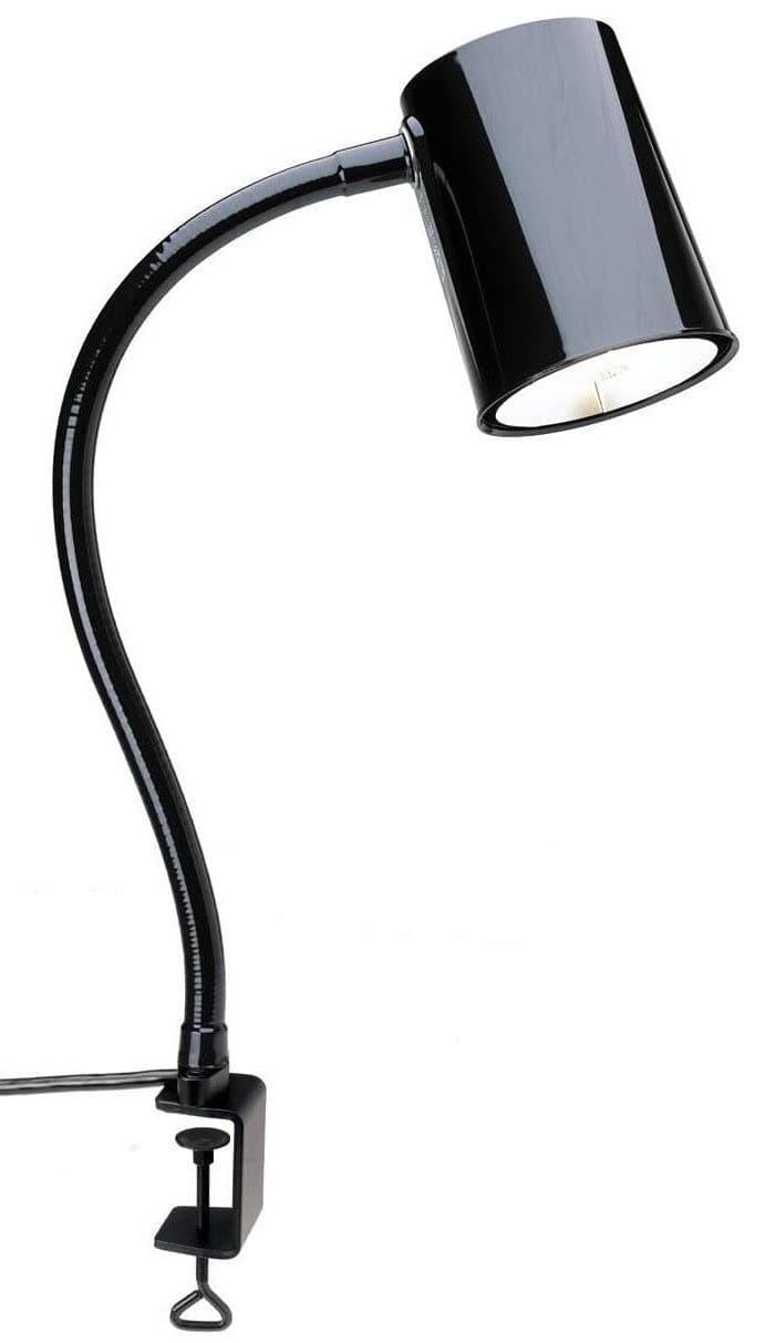 Moffatt 95005 Flexible Arm Task Lamp, Compact Fluorescent Lamp Type, C-Clamp Base Type, 24" Arm Length, 23 Watts, 1640 Raw Lumens