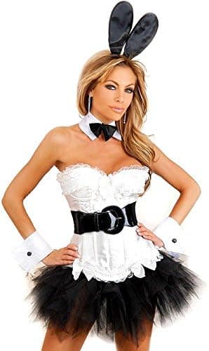 Daisy Corsets Women's 6 Piece Cocktail Bunny Costume