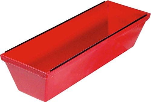 Goldblatt G05206 12-Inch Plastic Mud Pan, Red