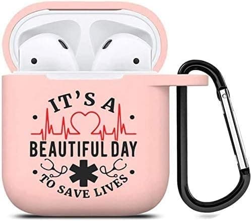 Grey Merchandise,Grey's Anatomy Shockproof Protective Premium Silicone Cove for AirPods Case 2 & 1