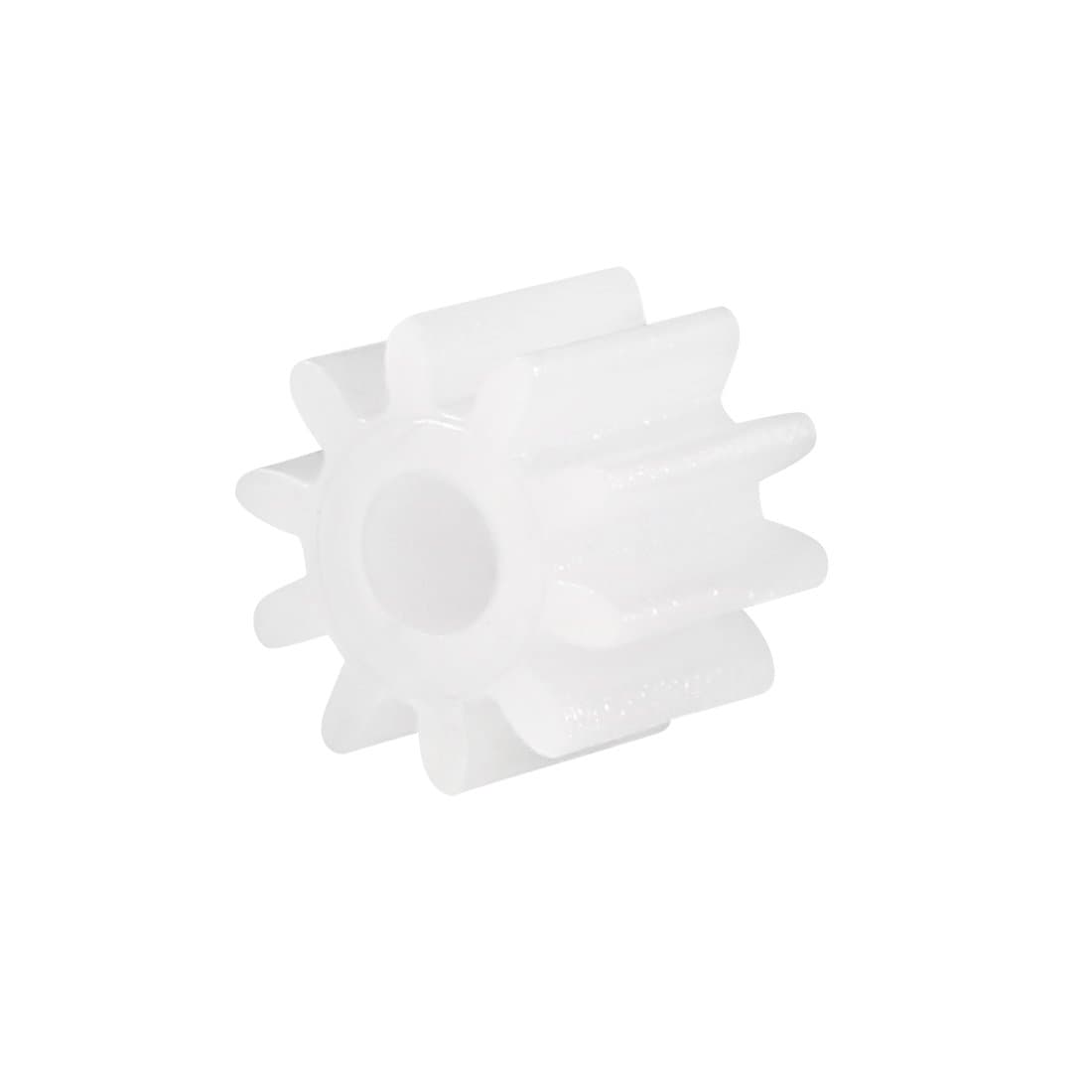 uxcell 100pcs Plastic Gears 9 Teeth Model 092A Reduction Gear Plastic Worm Gears for RC Car Robot Motor