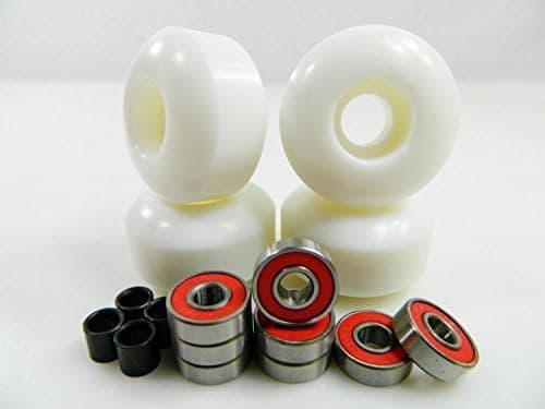 Skateboard Wheels with ABEC 7 Bearings and Spacers
