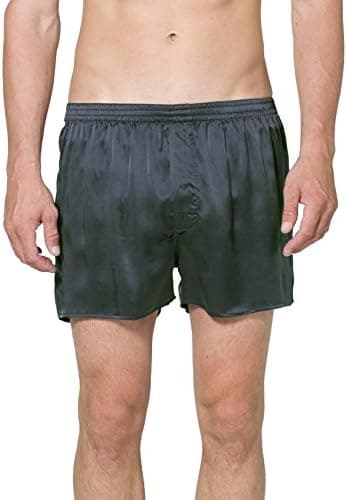INTIMO Men's Classic Silk Boxers
