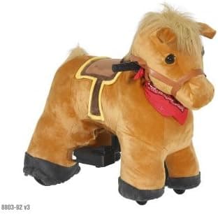 STABLE BUDDIES Chestnut Ride on Pony 6V ( 2 to 5 Years )