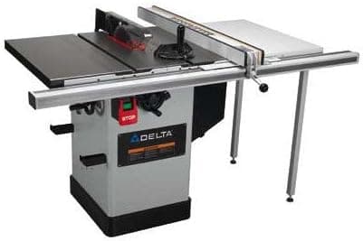 DELTA 36-717B Left Tilt Hybrid Saw 1-3/4-Horsepower Motor with 30-Inch Biesemeyer Fence and Tableboard