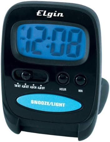 Elgin #3502E Travel Alarm Clock