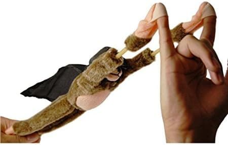 Playmaker Toys Flingshot Flying Screaming Monkey Plush Dog Cat Pet Catch Toy