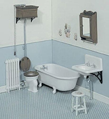 Dollhouse Miniature Victorian Bathroom Chrysnbon Kit