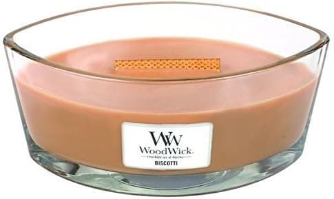 WoodWick Biscotti HearthWick Flame Large Scented Candle