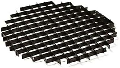 HC Lighting - Honeycomb Lighting Louver for MR16 Halogen or LED Light Bulbs to Help Reduce glares and hot-Spots in Your Spot Lights or Flood Light in Aluminum Black (5 Pack)