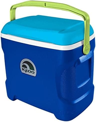 Igloo 30 Quart Contour Cooler Zen Blue/Acid Green