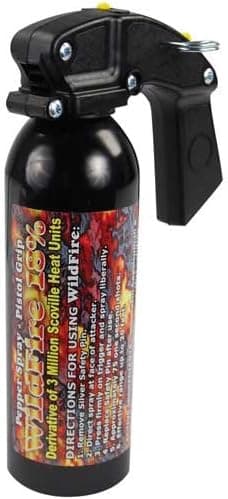 THE SPY SPOT - 18% (ORC) Pistol Grip Pepper Spray Rated at 3 million (SHU) 9 oz. The Ultimate in Home, Auto & Personal Defense - MADE IN USA