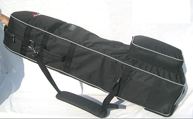 T02 A99 Golf Bag Travel Cover Rolling Wheel Golf Club Bag Travel Cover Heavy Protector Guard Carry Rolling Wheels Case Black