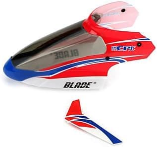 Complete Red Canopy with Vertical Fin: mCP X