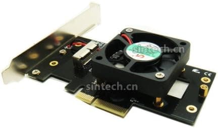 Sintech 28Pin to PCI-e Adapter Card,Compatible for SSD from MacBook Air(2013-2017) and MacBook PRO(Late 2013-2015) (with Fan)