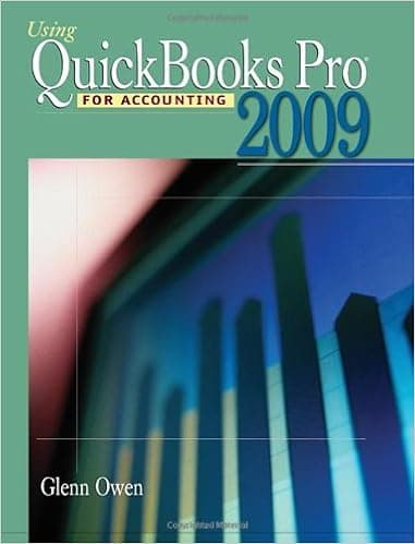 Using Quickbooks Pro 2009 for Accounting (with CD-ROM)
