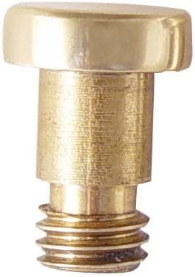 Emtek 2242 3/4 Inch Height Solid Brass Extended Button Tip for Hinge Pivot Stop, Polished Chrome