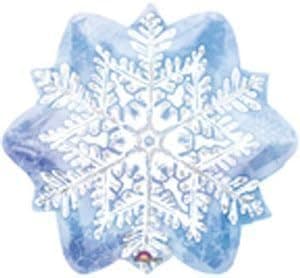 Single Source Party Supplies - 18" Let It Snow Snowflake Mylar Foil Balloon