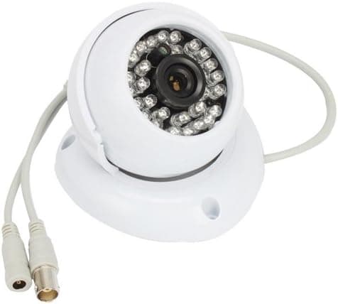 1/3" Cmos 600tvl 30led Ir Security Indoor Dome Camera White