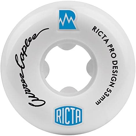 Ricta Curran Caples NRG Skateboard Wheels, 53mm, White
