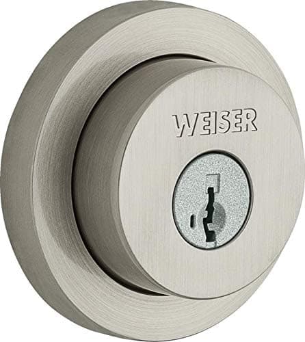Weiser (Kwikset Hardware Family) Single Cylinder Deadbolt, Metropolitan Boutique, SmartKey, 6 Way Latch, Model SSD9471 15 SMT RDT
