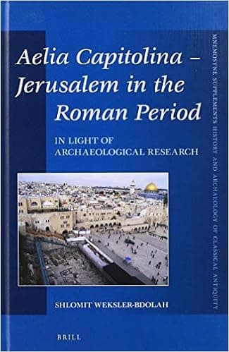 Aelia Capitolina Jerusalem in the Roman Period In Light of Archaeological Research (Mnemosyne, Supplements / History and Archaeology of Classical Antiquity, 432)