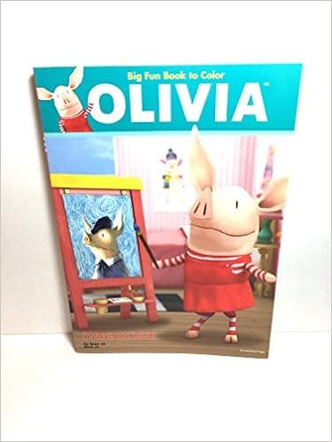 Olivia Big Fun Book to Color ~ I Have an Idea!