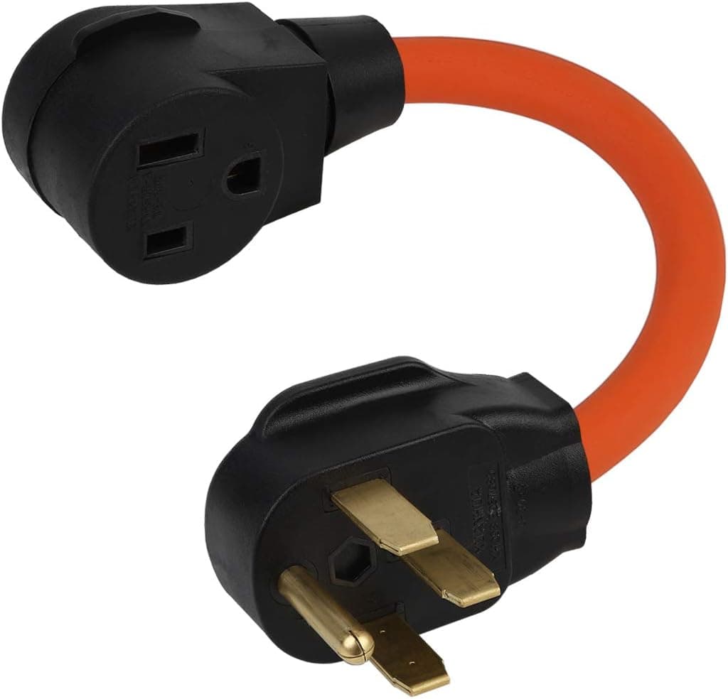 50CM Nema 14-50P to 6-50R Heavy Duty AWG8 STW 50 Amp Plug to 50 Amp (Welder) Socket Adapter Cable, Adapter Cord 50A Dryer 14-50P to Welder 6-50R 50A, Welding Adapter 6-50, 250V,1.5FT