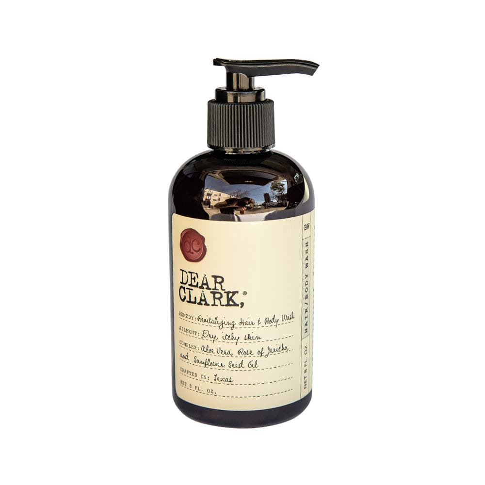 Dear Clark Revitalizing Hair & Body Wash, 8 oz
