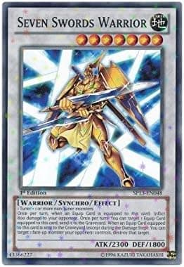 YU-GI-OH! - Seven Swords Warrior (SP13-EN048) - Star Pack 2013 - Unlimited Edition - Starfoil Rare