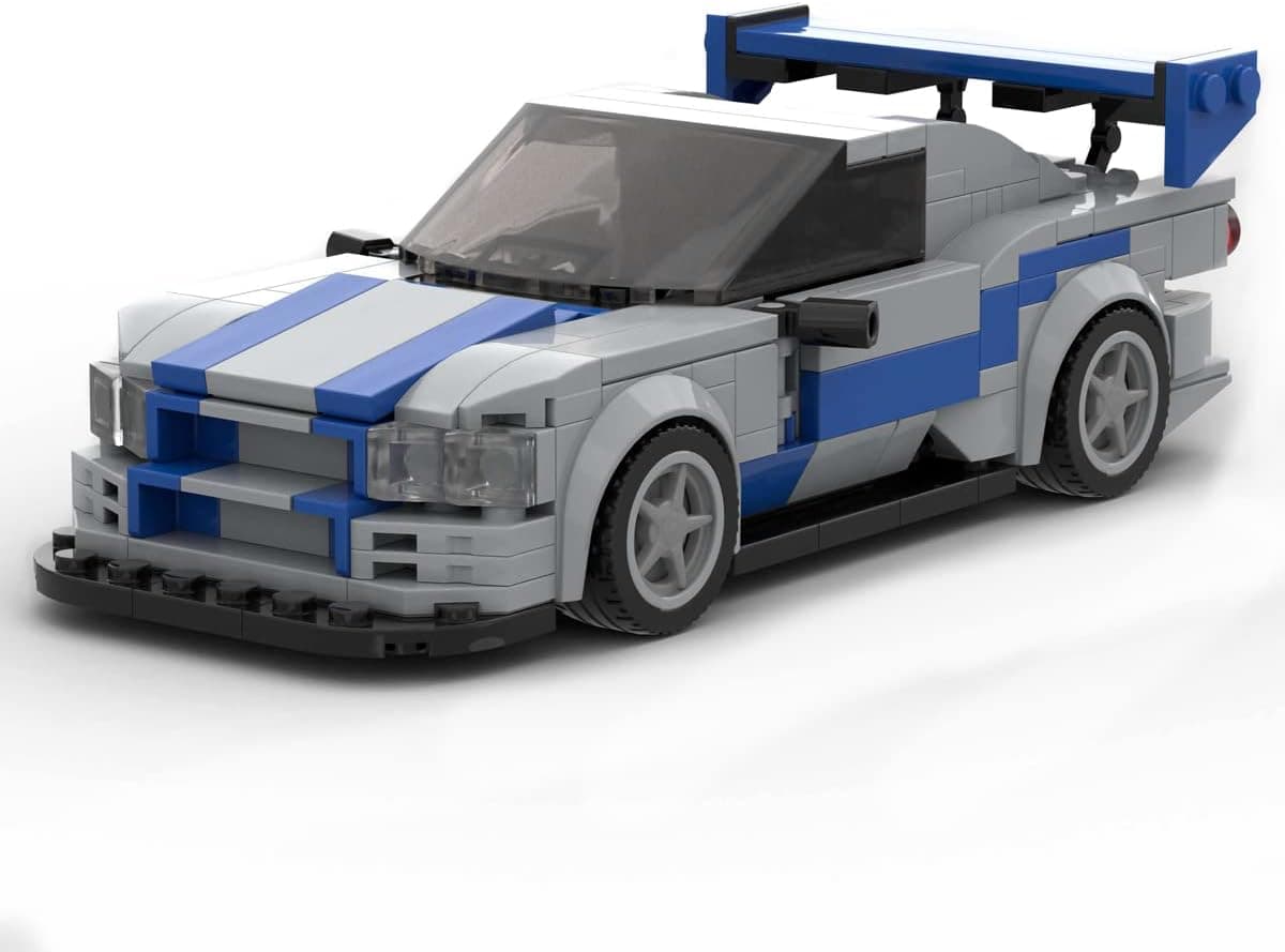 MIKEMENG 332pcs MOC Speed Champions Racing Car Sports Model Garage Sets Building Blocks Famous Racers City Vehicle Technique DIY Bricks Toys(M10221)