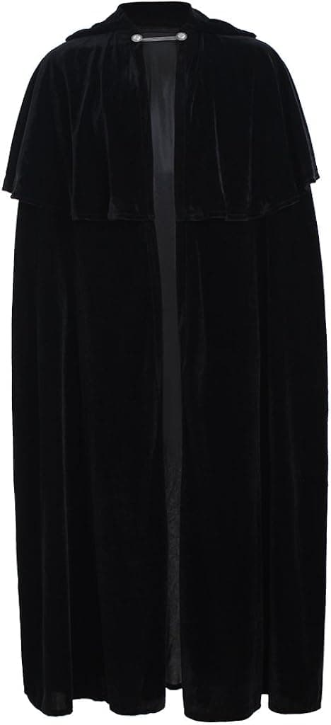 COUCOU Age Medieval Cloak Men Velvet Cloak Cape Vampire Halloween Cosplay