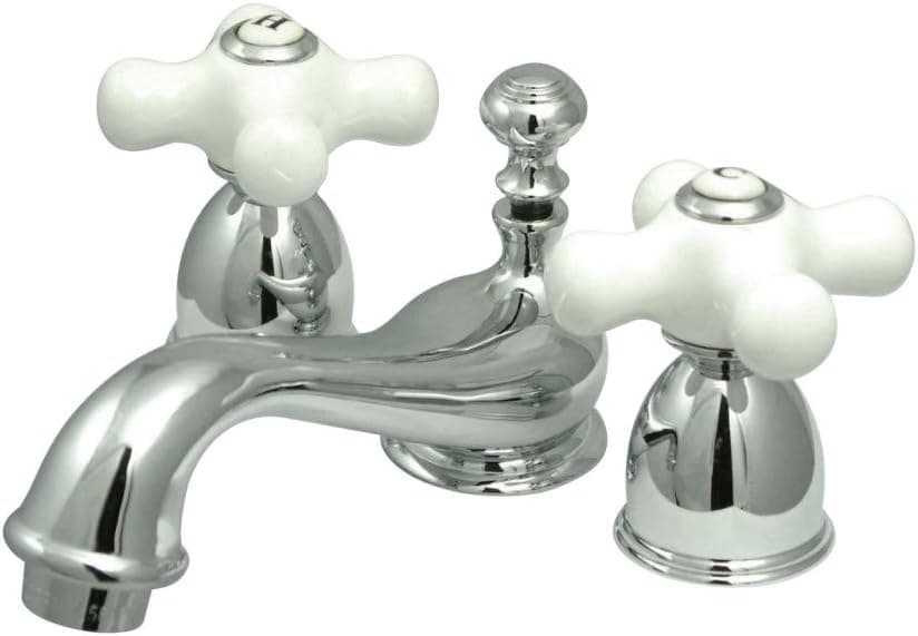 Kingston Brass CC30L1 Vintage Mini-Widespread Lavatory Faucet, Polished Chrome
