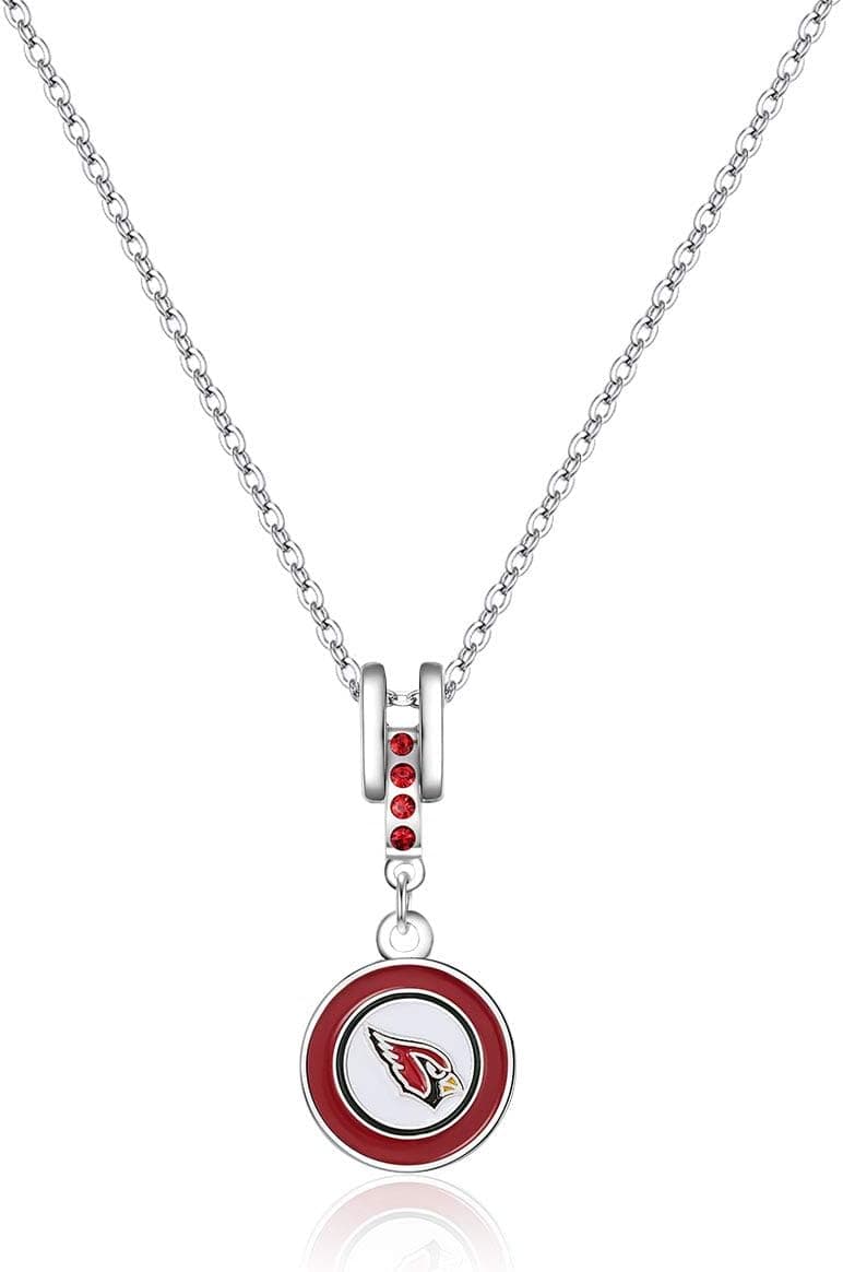NFL Charm Necklace | Sports Fan Jewelry Gift | Fashion Jewelry | Birthday & Holiday Gifts for Women and Girls