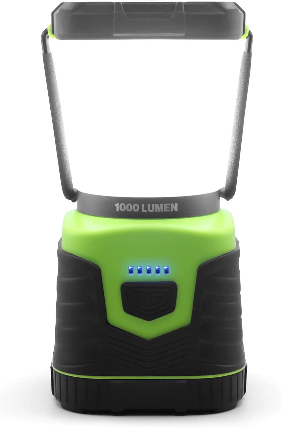 LED Camping Lantern, Powered by Battery (Not Included), 1000LM, 4 Light Modes, IP44 Water Resistant, LED Camping Light Flashlight for Hurricane Emergency, Hiking, Home, Power Outages and More