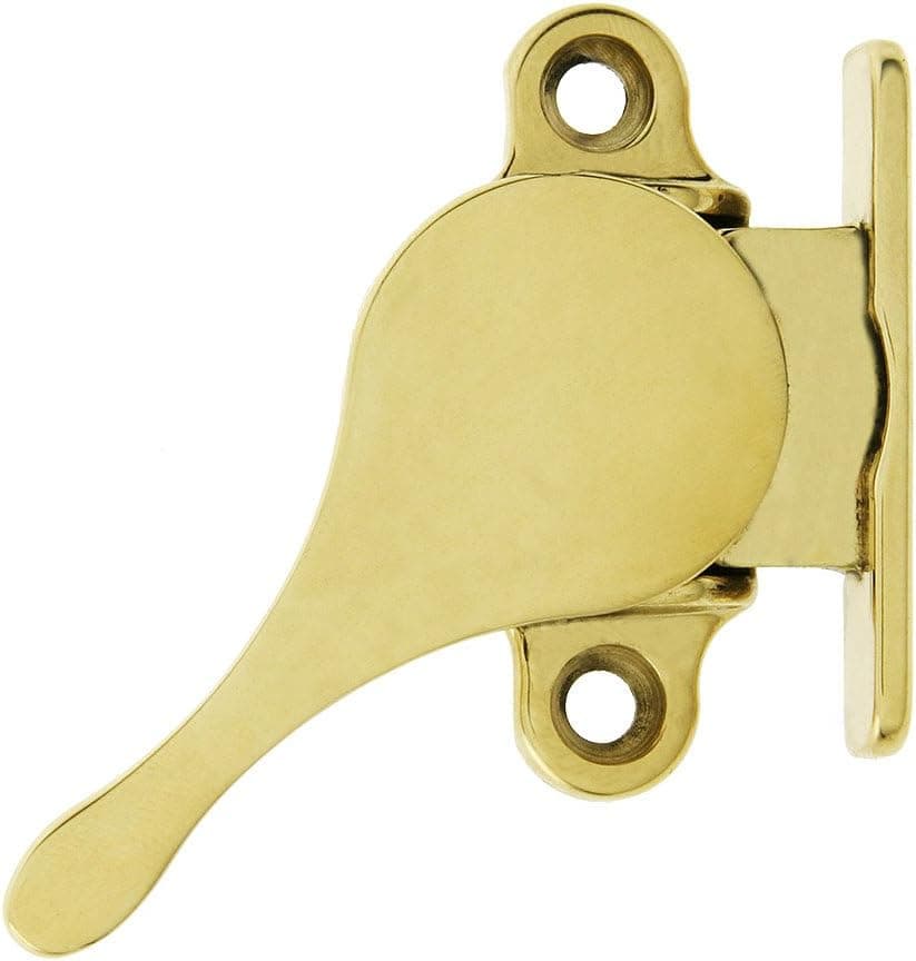 Solid Brass Sash Stay in Unlacquered Brass