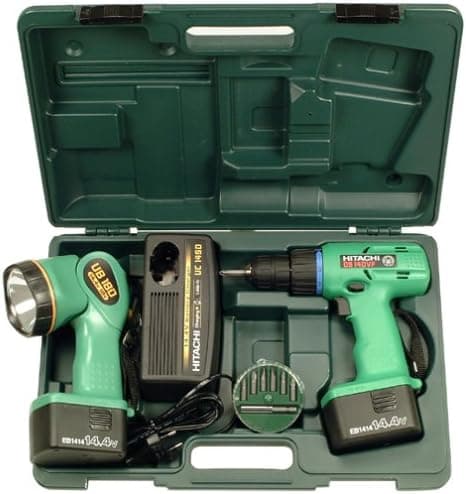Hitachi DS14DVF 14.4 Volt 3/8-Inch Cordless Drill (Discontinued by Manufacturer)