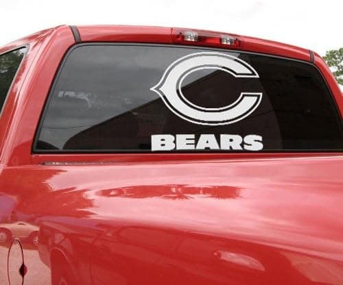 Chicago Bears 18'' x 18'' White Logo Decal