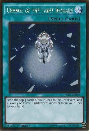 YU-GI-OH! - Charge of The Light Brigade (PGL2-EN052) - Premium Gold: Return of The Bling - 1st Edition - Gold Rare