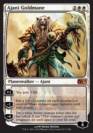 Magic: the Gathering - Ajani Goldmane - Magic 2011 - Foil