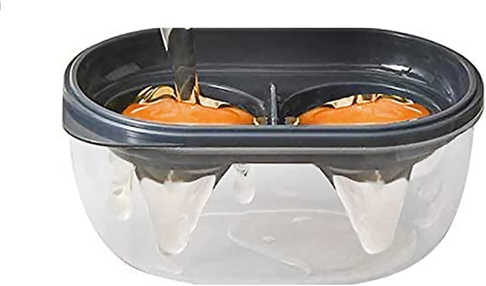 Egg White Egg Yolk Separator Divider Tool With Storage Box Filter Container Food Grade Kitchen Eggs Baked Dessert Tools Quality (Blue) (Blue)